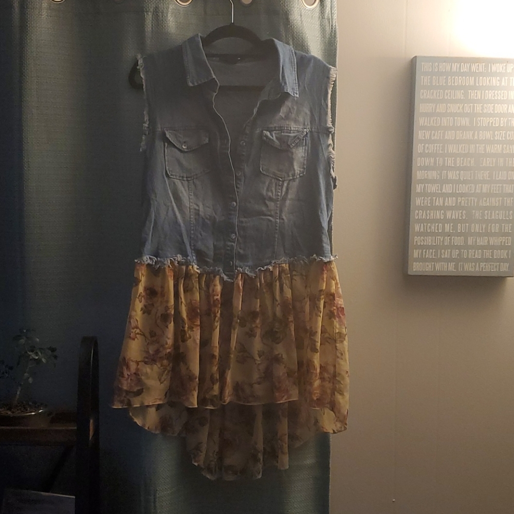 Mini High Low Dress